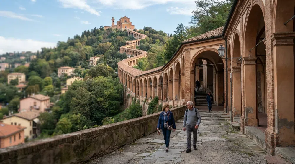 Saragozza, Bologna: the hill district where the porticoes begin