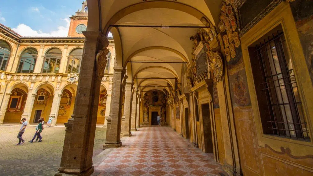 Palazzo dell'Archiginnasio and the Teatro Anatomico, Bologna